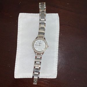 Rhinestone fossil watch